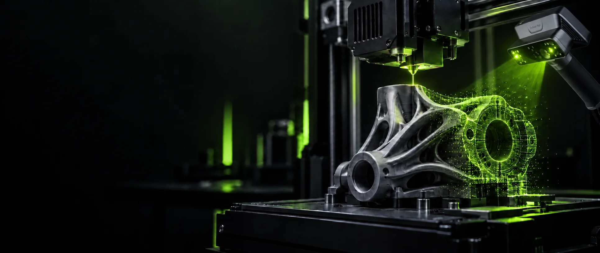 Escáner EinScan Rigil para digitalización 3D de piezas en H3D Concept, Madrid